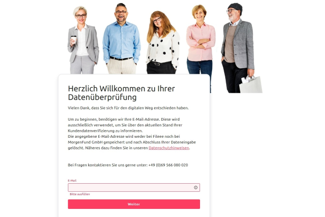 E-Mail-Adresse eingeben